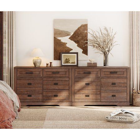 a bedroom scene with focus on the dresser