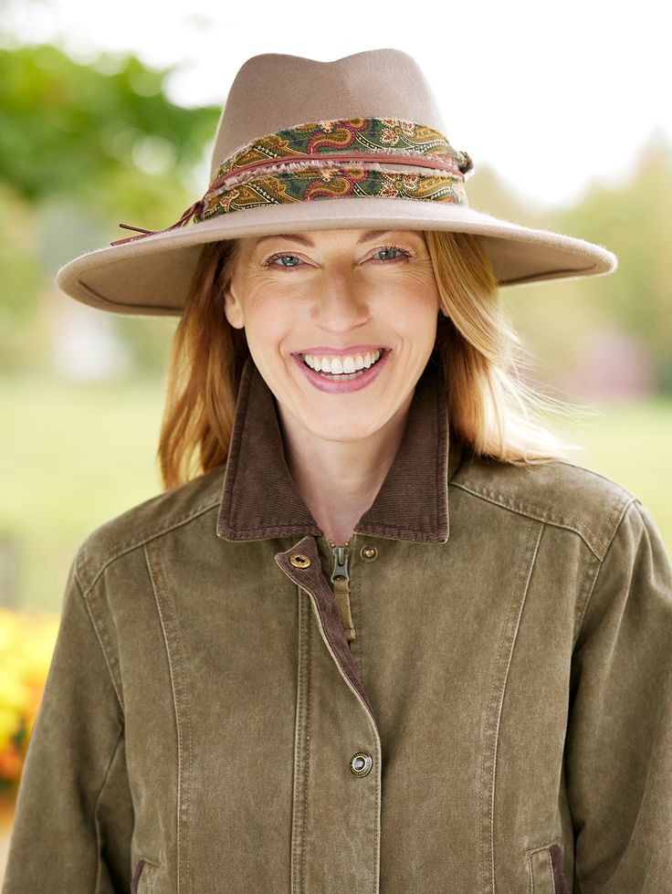 Handmade Wool Felt Rancher Hat for the Adventurer in You Rancher Hat, Floral Hat, Handmade Hat, Hat Band, Soft Wool, In The Mountains, Fitted Hats, Hat Designs, Leather Cord