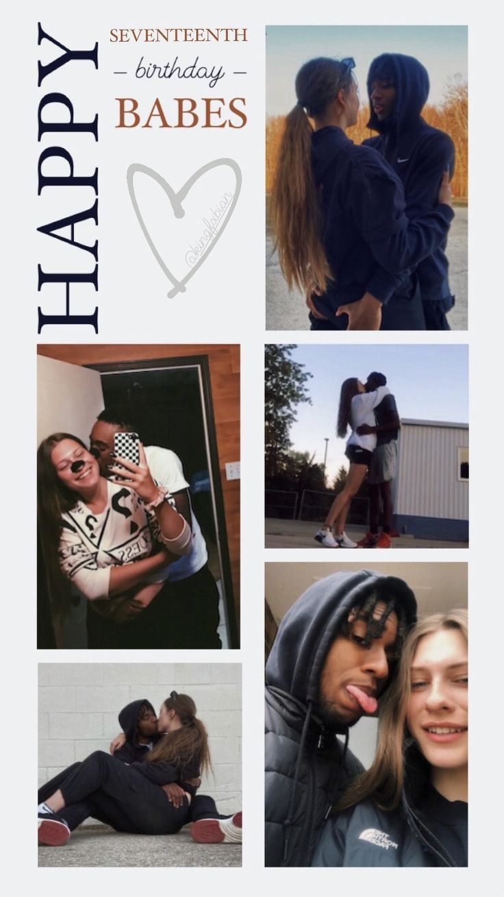 a collage of photos with the words happy birthday babes