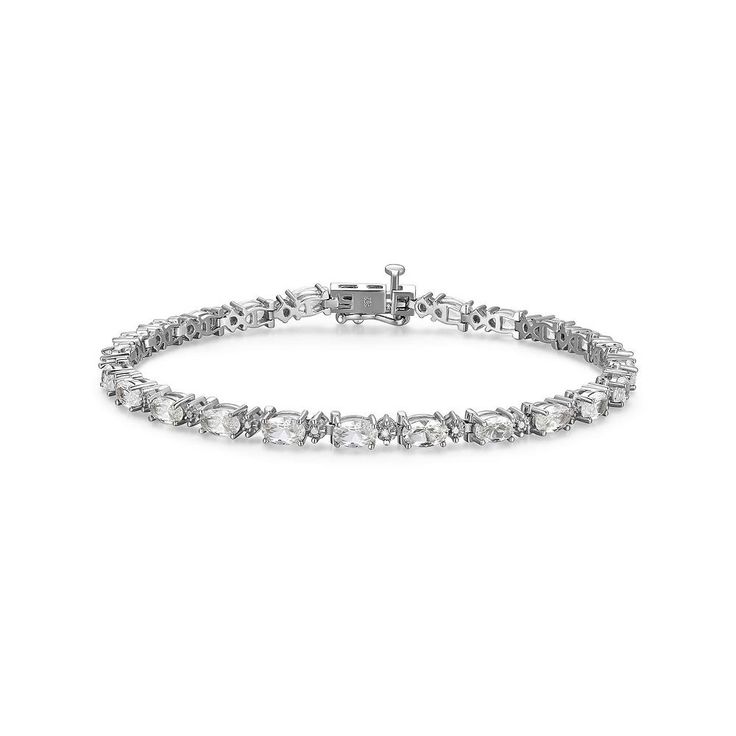 Give the perfect birthday gift with this diamond-embellished sterling silver birthstone tennis bracelet. Click on this JEWELRY & WATCHES GUIDE to learn about fit, styles, materials and more! Give the perfect birthday gift with this diamond-embellished sterling silver birthstone tennis bracelet. Click on this JEWELRY & WATCHES GUIDE to learn about fit, styles, materials and more! FEATURES Length: 7.25 in. Clasp: box Nickel safe Metal: sterling silver Plating: rhodium Finish: polished Packaging: boxed ImportedSTONE DETAILS Center stone size: 5 mm x 3 mm Shape: oval Setting: pave, prongDIAMOND DETAILS Total weight: less than 1/10 ct. Color grade: I-J Clarity: I3-I4 Shape: round Setting: pave Diamond weights are approximate. Diamond Total Weights may vary between .01 and .13 ct. Some diamonds The Perfect Birthday, Oval Setting, Perfect Birthday Gift, Perfect Birthday, Tennis Bracelet, Pave Diamonds, Birthday Gift, Jewelry Watches, Birthday Gifts