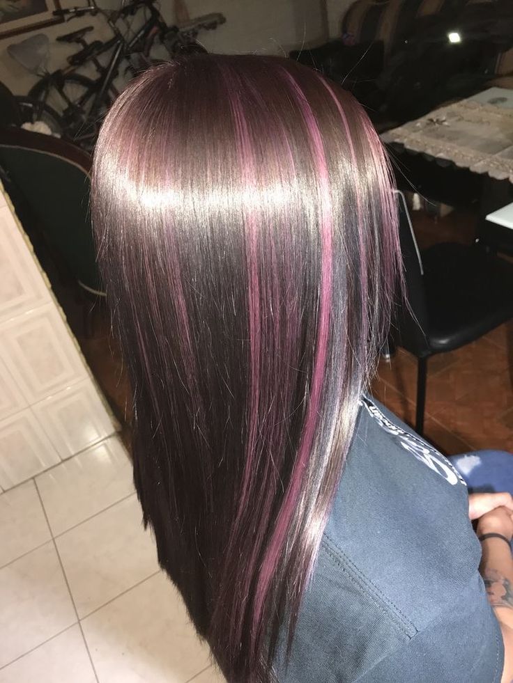 Tail Hairstyle, Cute Hair Colors, Hair Color Streaks, Vlasové Trendy, Dyed Hair Inspiration, Hair Streaks, Pretty Hair Color, Hair Stylies, Haircuts Straight Hair