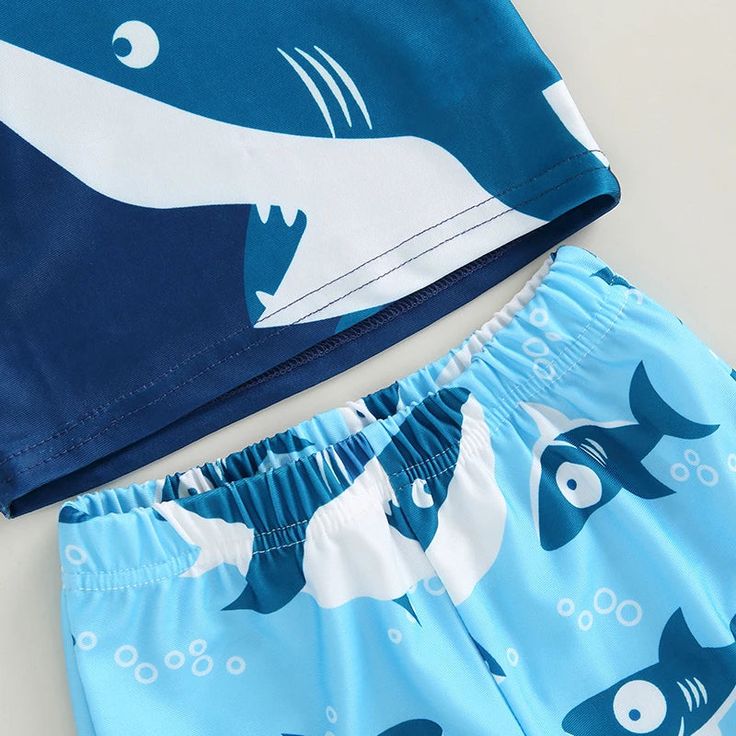 Includes: Top & Trunks Material: Polyester Gender: Boys Pattern: Sharks Sleeve Length: Long Summary: Toddler Kids Long Sleeve Shark Swim Top with Matching Shorts 2 Piece Swimsuit Pattern Swimsuit, Funny Shark, Shark Pattern, Shark Print, Shark Swimming, Boys Pattern, Mommy And Me Dresses, Newborn Boy Clothes, Baby Swimwear