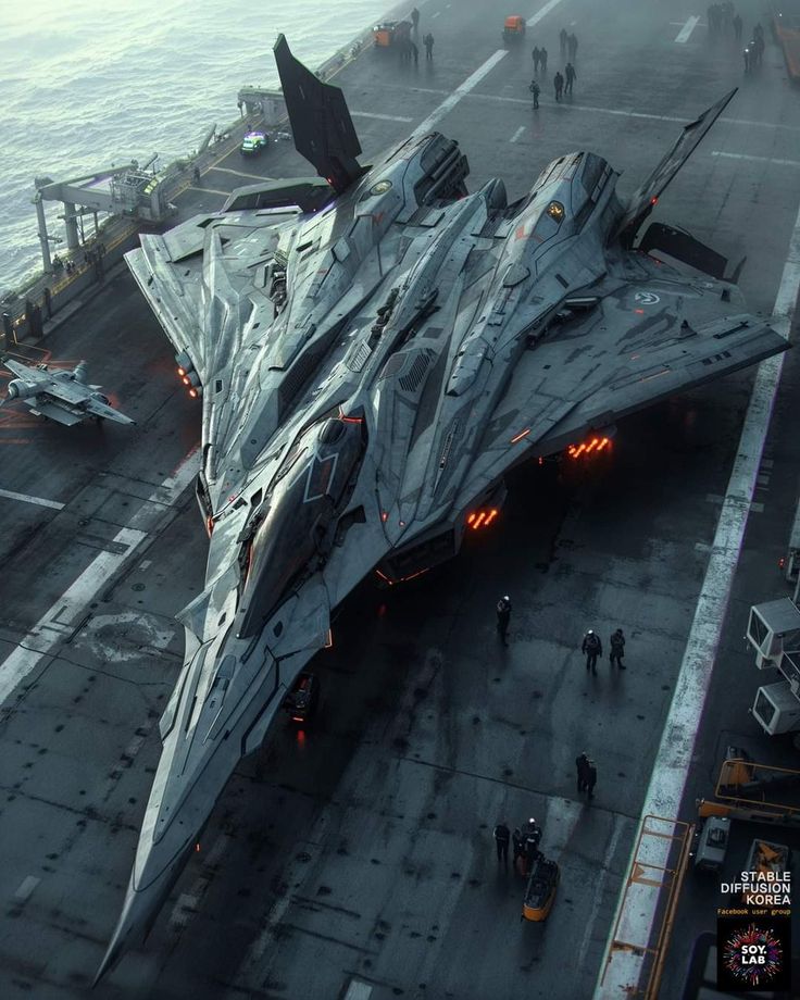 a fighter jet sitting on top of an aircraft carrier