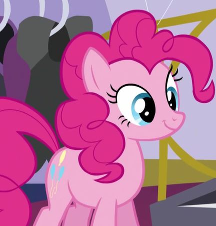 the pinkie is looking at something in front of her