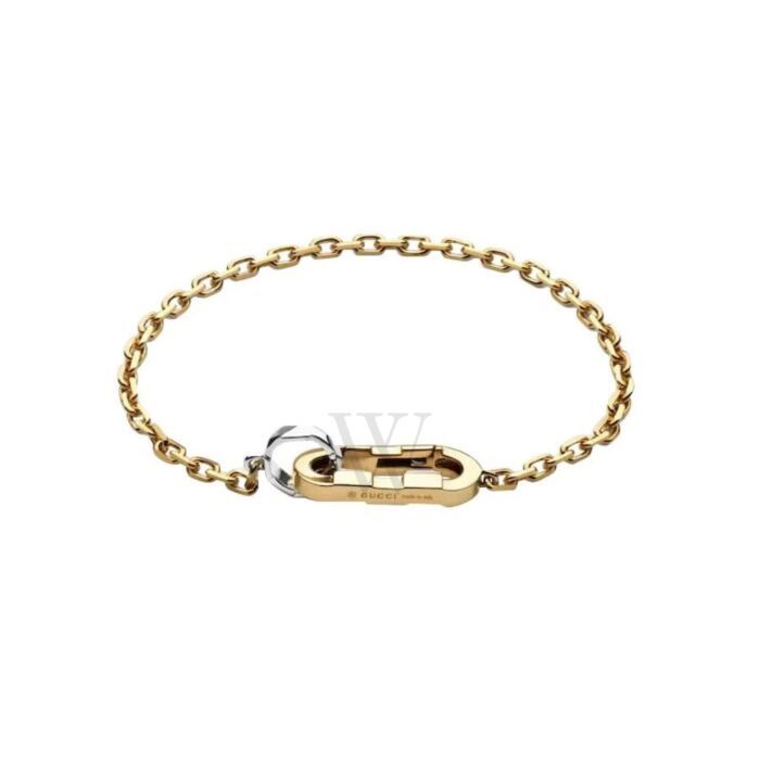 Gucci Ladies Bracelets. Link To Love series. SKU: YBA786693001. Color: Yellow. Metal Type: Yellow Gold. Metal Stamp: 18k. Gem stone type: None. Bracelet style: 1 Band. Gucci Link To Love 18ct Yellow Gold Chain Bracelet - YBA786693001. Love Series, Gold Chain Bracelet, Versace Watch, Fine Pens, Gold Models, Bracelet Style, Fragrance Gift, Cheap Gifts, Gold Bracelet Chain