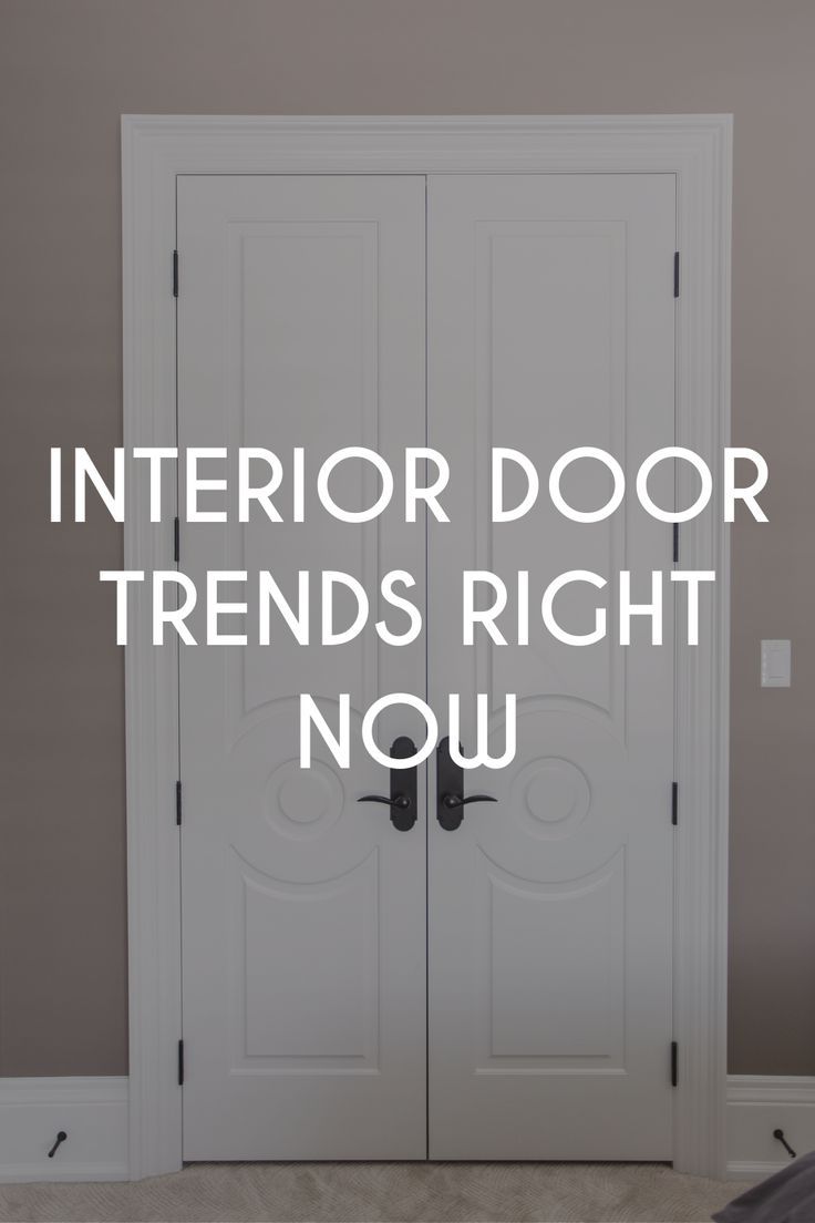 Door trends for homes Best Doors For Home, 2023 Door Knob Trends, Door Knobs Inside House, Should All Interior Doors Be The Same Color, Trending Door Hardware, Statement Interior Doors, Interior Doors Design Ideas, Upscale Interior Doors, High End Interior Doors