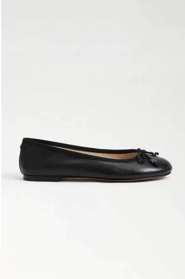 Sam Edelman Felicia Luxe Ballet Flat | Women's Shoes | MILK MONEY Office Ballet Flats With Rubber Sole, Office Almond Toe Ballet Flats With Rubber Sole, Classic Closed Toe Ballet Flats For Work, Classic Ballet Flats With Leather Sole For Work, Classic Ballet Flats With Medium Width And Low Heel, Elegant Ballet Flats With Rubber Sole For Fall, Workwear Almond Toe Ballet Flats With Rubber Sole, Workwear Ballet Flats With Rubber Sole And Low Heel, Elegant Leather Ballet Flats For Fall