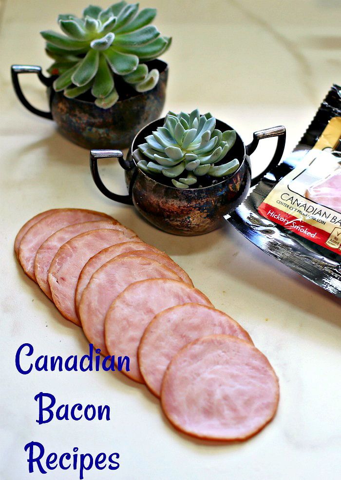 the bacon is sliced up and ready to be served for dinner or desserts on the table