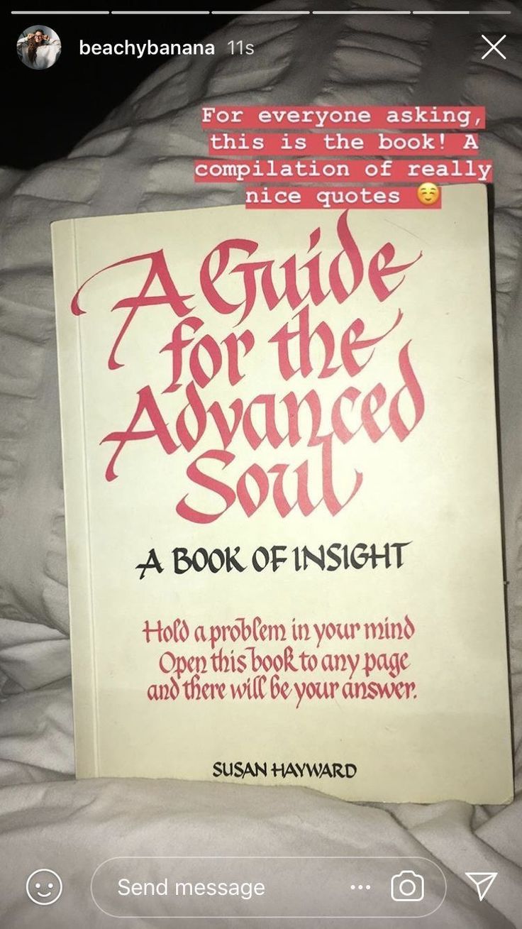 a book is sitting on top of a bed with the title, a guide for the advanced