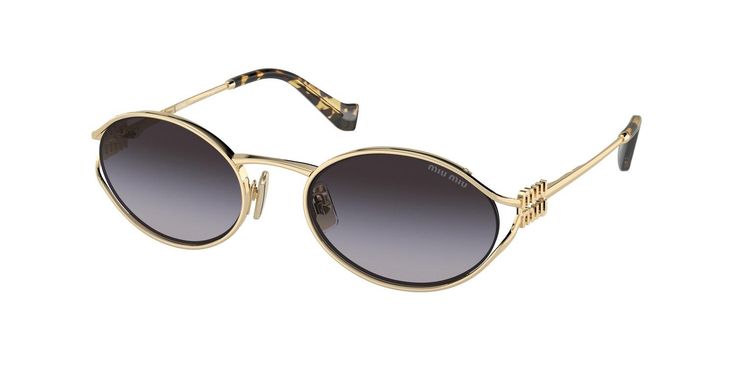 Miu Miu 52YS Sunglasses Miu Miu Sunglasses With Gradient Lenses For Formal Occasions, Miu Miu Gold Sunglasses With Tinted Lenses, Miu Miu Gold Tinted Sunglasses, Miu Miu Elegant Gold Sunglasses, Elegant Gold Miu Miu Sunglasses, Miu Miu Sunglasses With Mirrored Lenses, Miu Miu Sunglasses With Tinted Glass Lenses, Elegant Miu Miu Sunglasses With Glass Lenses, Elegant Miu Miu Glass Sunglasses