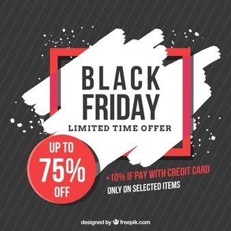 the black friday sale is up to 75 % off with select items only on selected items