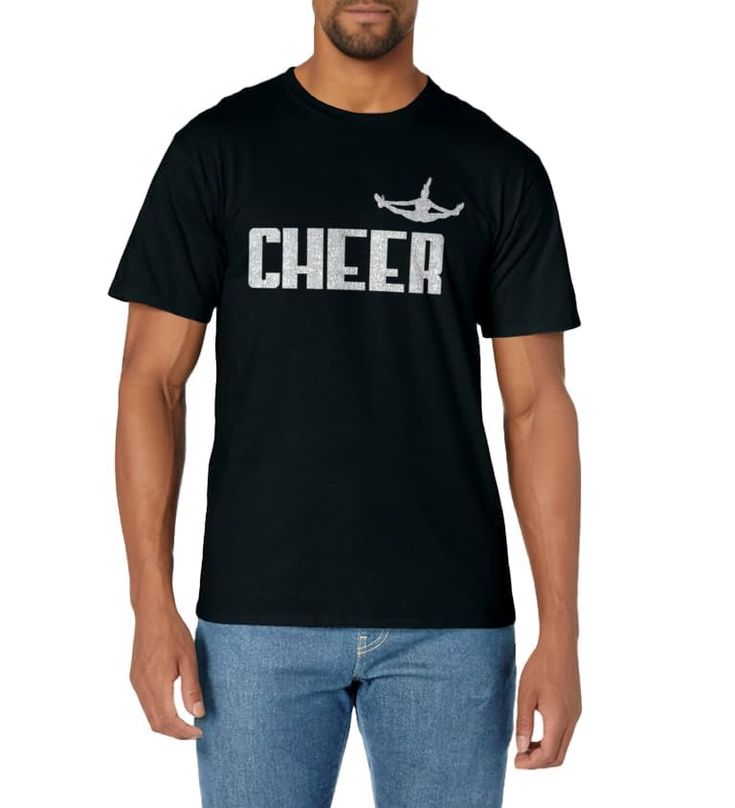 PRICES MAY VARY. Vintage retro style Cheerleader cheerleading top. Girls cheer quotes clothing. Cute distressed cheer outfit for teen girls and women. The ideal team or coach gift. Lightweight, Classic fit, Double-needle sleeve and bottom hem Graphic Tee T-shirt For Cheerleading, Black T-shirt With Team Name For Cheerleading, Sports Season Cheerleading T-shirt With Team Name, Fan Apparel T-shirt With Team Name For Cheerleading, Sports Fan T-shirt With Team Name For Cheerleading, Cheerleading Team T-shirt For Sports Season, Sports Season Cheerleading Team T-shirt, Football Season Cheerleading Fan Apparel T-shirt, Collegiate Cheerleading T-shirt For Football Season