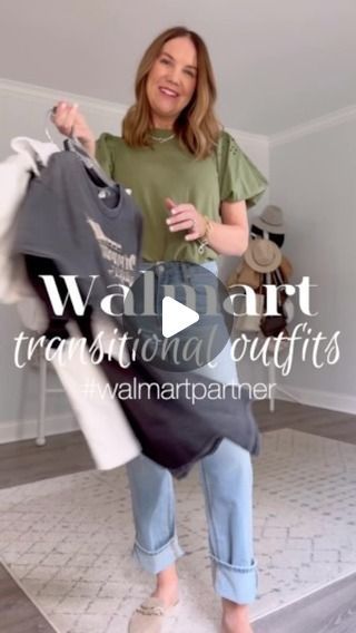 HEIDI DAOUD on Instagram: "Ok Walmart, I 👀 you! These outfits are perfect to wear now and into fall. And can we get a 👏🏼👏🏼 for the No Boundaries relaunch?! #walmartpartner @walmartfashion #walmartfashion
⚠️Comment OUTFITS for all the links to be sent to you! 
⚠️ FOLLOW ME FIRST! You will not see my messages if you are not following me or you have your messages restricted in privacy settings.

For reference, I’m 5’7” and about 135 lbs and all sizing and links can be found on my LTK page! Or via this exact link: https://liketk.it/4LTDK
@shop.ltk #liketkit 

Walmart haul, Walmart unboxing, Walmart try on, Walmart outfits, transitional outfits, affordable fashion, how to style, what to wear, casual fall outfit, oversized graphic tee, workwear, business casual, ballet flats, over 40 style, Athleisure Outfits Walmart, Pants Romper Outfit Fall, Walmart Plus Size Outfits 2024, Simple Mom Style, Outfits To Cover Midsection, Plus Size Walmart Outfits, Casual Birthday Outfit Fall, Curvy Mom Outfits Casual, Walmart Outfits Fall 2024