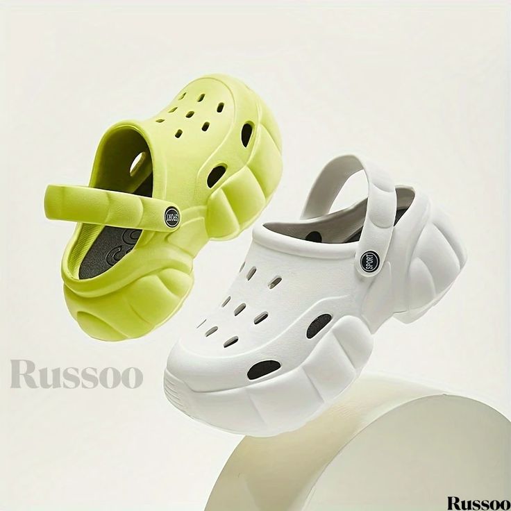 Russoo - 2023 Latest Mens Fashion Clogs: Comfortable Hollow Out Sandals Ideal for Casual Beachwear, Featuring Sturdy Soles for Spring & Summer Seasons White Casual Eva Clogs, Casual Summer Clogs For Outdoor Activities, Summer Clogs With Cushioned Footbed For Outdoor Activities, Summer Cushioned Clogs For Outdoor Activities, Summer Clogs With Round Toe For Outdoor Activities, Summer Clogs For Outdoor Activities With Round Toe, Summer Clogs For Outdoor Activities, Round Toe, Summer Clogs With Rubber Sole For Outdoor Activities, Non-slip Clogs For Summer Outdoor Activities