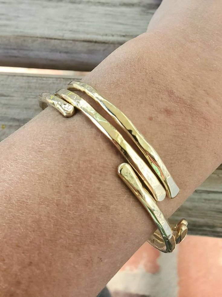 Heavy Hammered Jewelers Brass Stacking Bangle Bracelets | Etsy Stackable Brass Bangle Bracelets, Stackable Bangle Bracelets For Friendship, Stackable Friendship Bangle Bracelets, Stackable Brass Bangle As Gift, Stackable Brass Bangle For Gift, Stackable Brass Bangle Gift, Adjustable Stackable Brass Cuff Bracelet, Adjustable Stackable Brass Bracelets, Adjustable Stackable Spiritual Bangle