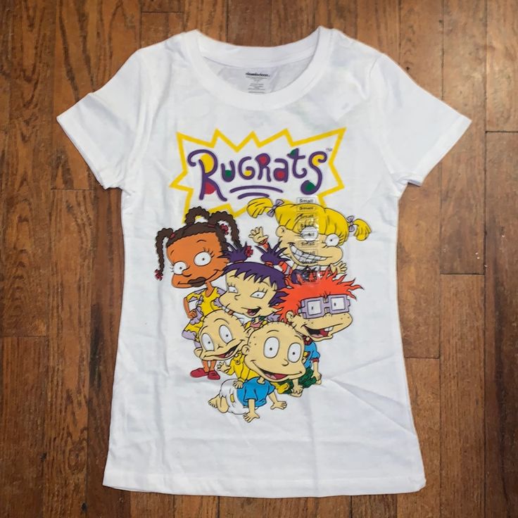 Rugrats Characters Graphic Tee Short Sleeve Rugrats Sweater, Rugrats Characters, Spongebob Shirt, Rug Rats, Ninja Turtle Shirt, Turtle Shirts, Junior Shirts, Class Shirt, Pride Tees