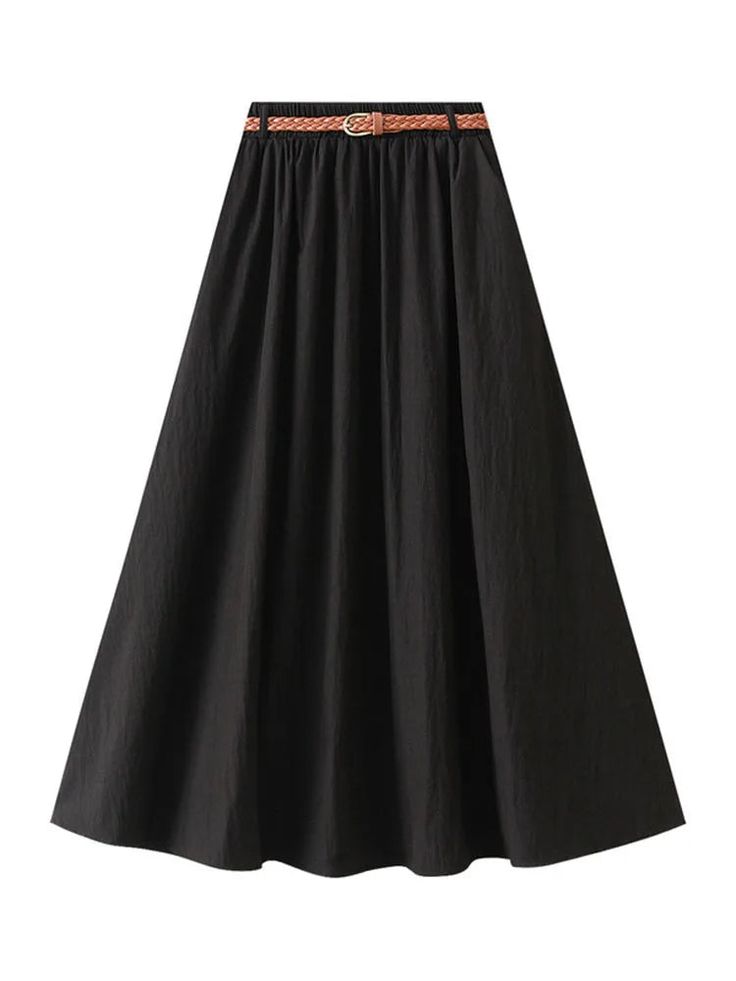 Item Types: Long aline skirt, long skirts for women, maxi skirts for women, long summer skirts for women, women's mid length skirtsLength: Mid-CalfClosure Type: Elastic WaistFit Type: Regular FitSilhouette: A-LinePattern Type: SolidDetail: Belt, PocketsMaterial: PolyesterSize: Length 34.65in/88cm, Waist 24.40-39.37/62-100, Lining 21.25/54 Ankle-length Solid Lined Skirt, Solid Color Ankle-length Lined Skirt, Solid Ankle-length Lined Skirt, Non-stretch Full Maxi Skirt, Spring Solid Color Long Maxi Skirt, Flowy Solid Color Maxi Skirt, Ankle-length Solid Lined Maxi Skirt, Ankle-length Lined Maxi Skirt, Solid Ankle-length Lined Maxi Skirt