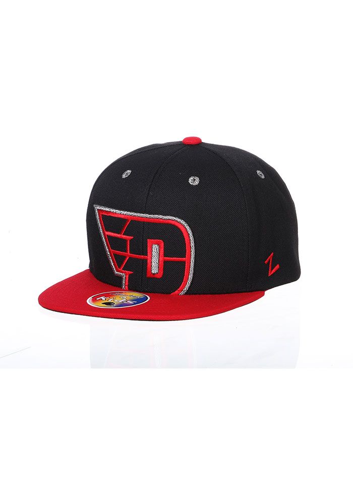 Give your little Flyers fan a way to express their own style with this Dayton Flyers Black Youth Snapback Hat. This Snapback Hat features a front team logo. Zephyr Youth Snapback, Embroidered team logo on front, Side Z logo, 6-panel construction with embroidered eyelets, Youth sizing, Polyester material, Polyester, Wipe clean with cloth or cleaning kit, 4 Black Baseball Cap For College During Baseball Season, Black Sporty Trucker Hat For Sports Events, Sporty Black Trucker Hat For Sports Events, Black Sporty Snapback Hat For Baseball Season, Black Letter Print Fitted Hat For Baseball Season, Black Fitted Hat With Letter Print For Baseball Season, Black Urban Fitted Hat For Sports Events, Urban Style Black Fitted Hat For Sports Events, Black Collegiate Trucker Hat With Adjustable Fit