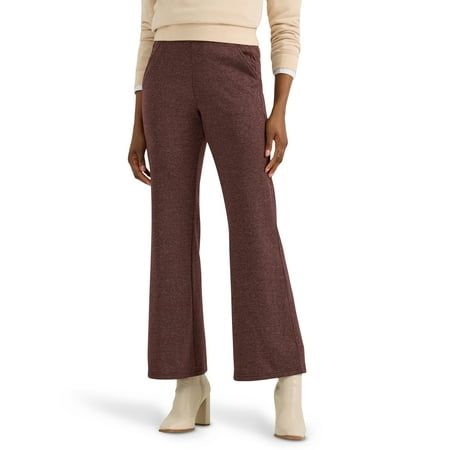 Bring a little extra flair to your wardrobe with the Lee Womens Comfort Waist Pull-on Bootcut Pants. With a hidden elastic waistband, these pants pull-on for a sculpting fit that shows off your curves. Built with stretch and a comfortable material, these pants combine comfort and style for your go to look Size: L.  Color: Red.  Gender: female.  Age Group: adult. Stretch Full-length Dress Pants For Fall, Full Length Stretch Dress Pants For Fall, Stretch Full Length Dress Pants For Fall, Full Length Pull-on Pants For Fall, Wide-leg Dress Pants With Elastic Waistband For Fall, Fall Wide-leg Dress Pants With Elastic Waistband, Fall Dress Pants With Elastic Waistband And Wide-leg, Fall Ankle-length Pull-on Style Dress Pants, Fall Ankle-length Pull-on Dress Pants