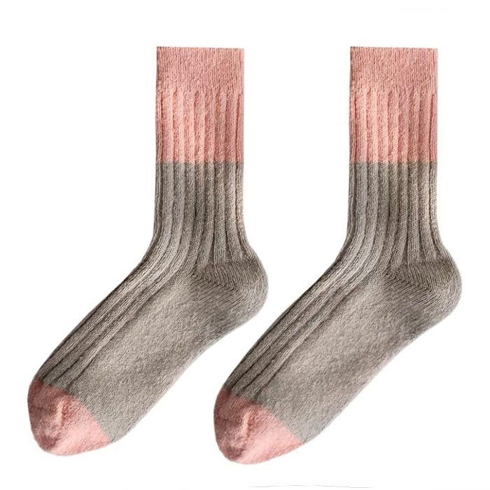 color block socks boogzel apparel Soft Gray Casual Socks, Casual Soft Gray Socks, Cozy Soft Gray Socks, Soft Gray Winter Socks, Cozy Gray Comfortable Socks, Cozy Snug Gray Socks, Snug Gray Winter Socks, Warm Gray Socks For Fall, Gray Casual Socks For Fall