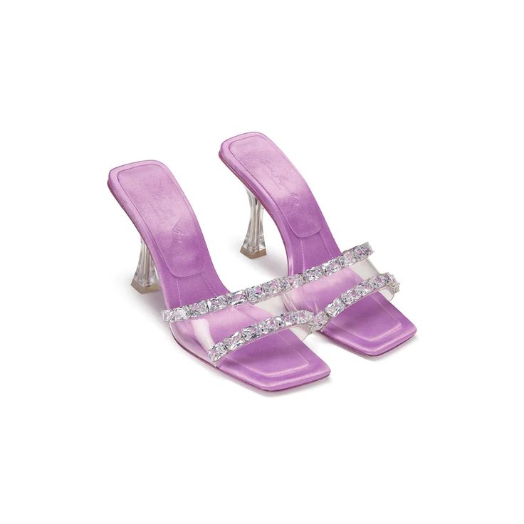 Purple Sandals | Nana Jacqueline Designer Wear Wedges Heels Purple Butterfly, Nana Jacqueline, Pop Shoes, Lingerie Heels, Purple Square, Purple Sandals, Purple Heels, High Fashion Outfits, Spool Heel