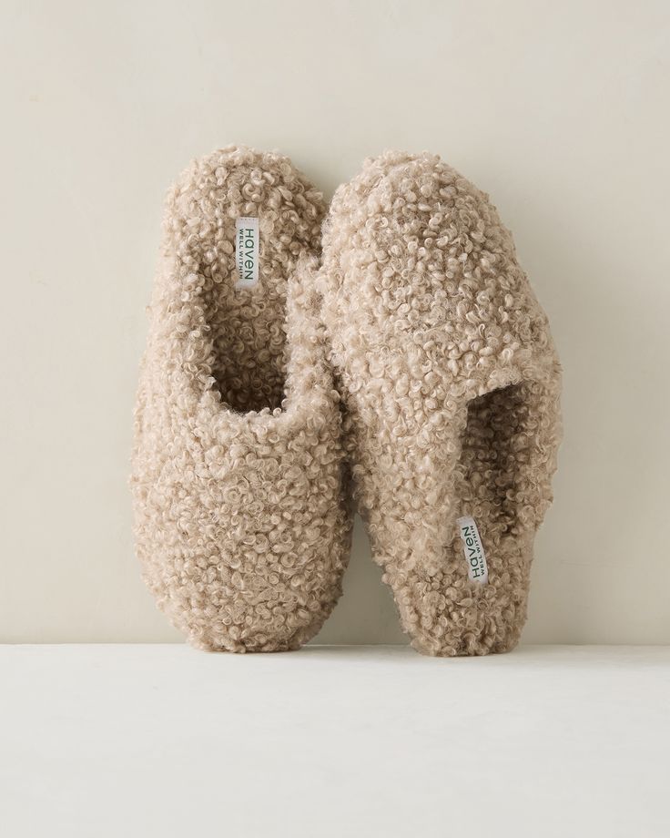 Slip on irresistible coziness and let delicious downtime begin. The softest sherpa surrounds your feet in warmth while the padded footbed provides comfort with every step. If you typically wear a half-size, size down for a more comfortable fit. Details + Design: Slip on. Material: 100% Recycled PolyesterImported | Cozy Sherpa Slippers Haven Well Within Sherpa Slippers, Holiday Capsule Wardrobe, Fall Wardrobe Staples, Slippers Womens, Camille Styles, Cozy Fall Outfits, Cozy Chic, Wardrobe Style, Holiday Activities