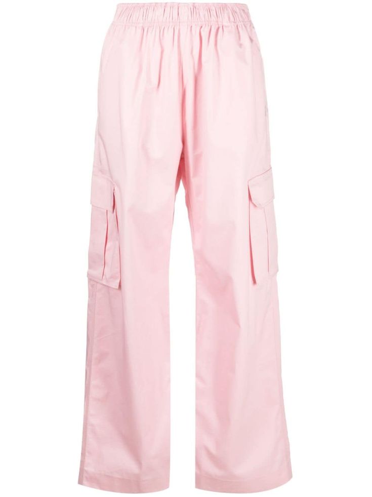 light pink organic cotton elasticated waistband straight leg two side inset pockets two side cargo pockets two rear jetted pockets Bohemian Wedding Guest, Yoko London, City Dress, Pants Straight, Cargo Trousers, Summer Beach Wear, Size Clothing, Lady Dior, Straight Leg Pants