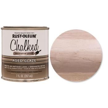 rustoleum chalked aged glaze paint in a tin with the lid open