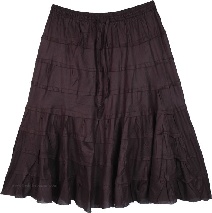 A cute skirt in black color, this is a classic bohemian short skirt in cotton for summers.  It is divided into panels that add flare to it and make it look girly. #tlb #JuniorPetite #TieredSkirt #vacationclothing #beachwrap #Solid #shortskirt #tieredskirt #blacksummercottonskirt Hippie Cotton Mini Skirt For Spring, Bohemian Cotton Mini Skirt With Relaxed Fit, Bohemian Cotton Flared Mini Skirt, Brown Cotton Mini Skirt For Summer, Bohemian Relaxed Cotton Mini Skirt, Grunge High Waist Cotton Mini Skirt, Bohemian Cotton Relaxed Mini Skirt, High-waist Cotton Grunge Skirt, Black Cotton Bohemian Skirt