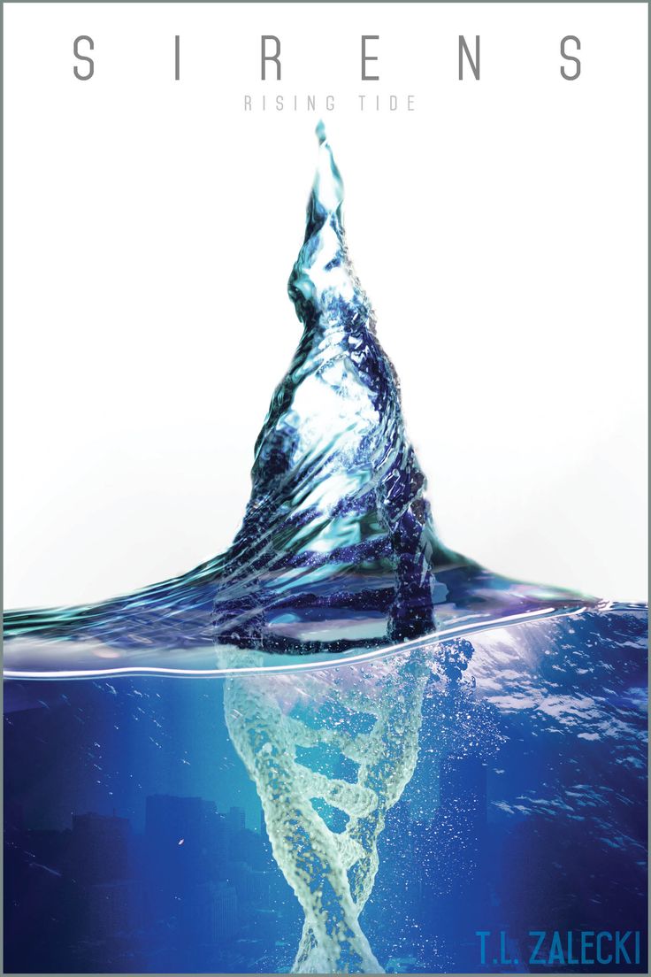 the poster for sirens rising tide shows an iceberg in the water with its head sticking out