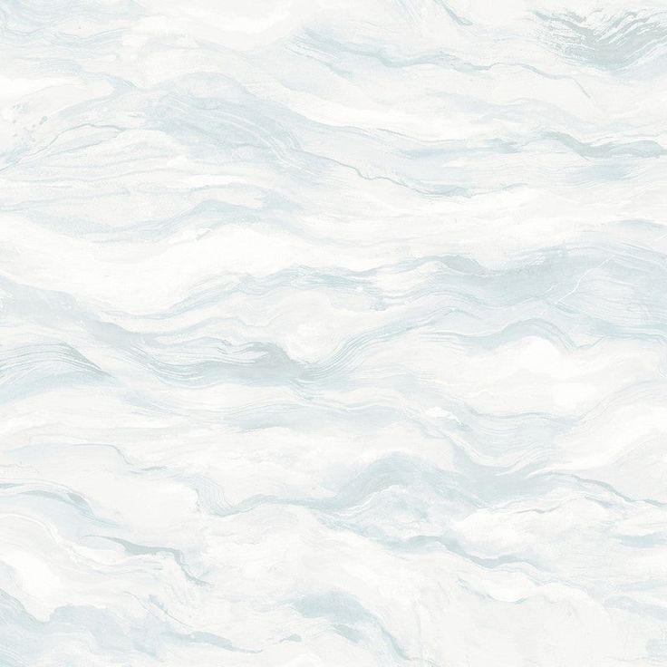 a white marble textured wallpaper with light blue and grey colors in the background