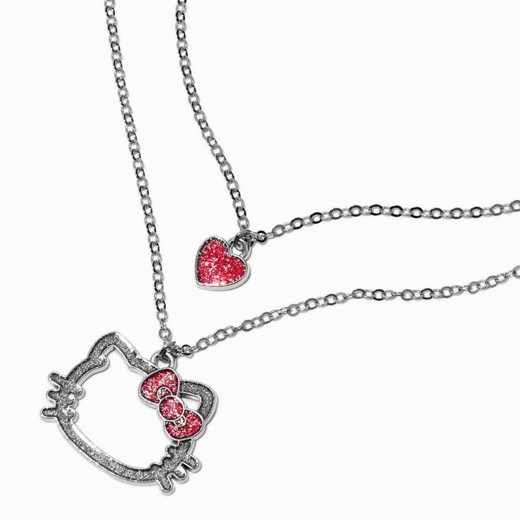 Hello Kitty® 50th Anniversary Necklace Set - 2 Pack, Hello Kitty Necklace, Kitty Necklace, Angel Wings Jewelry, Hello Kitty Jewelry, Kitty Items, Anniversary Necklace, My Shopping List, Fashionable Jewelry, Hello Kitty Items