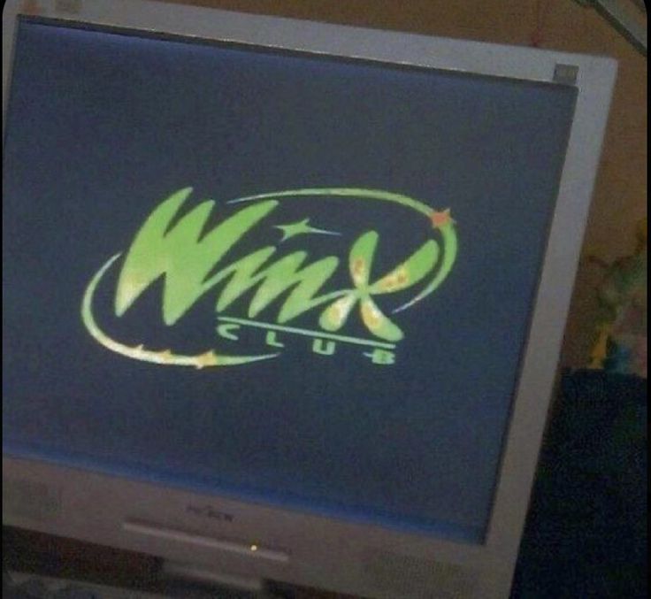 a television screen with the word whik club on it's display area