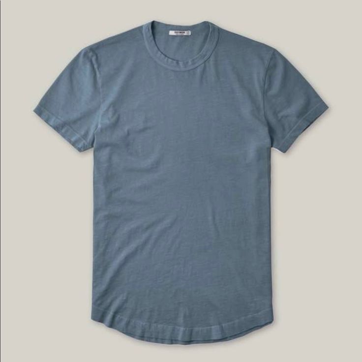 Nwot. Brand New. Our Slub Curved Hem Tee Is Built From Beautiful 100% Slub Cotton. Slub Is A Lightly Textured Fabric Made On Small Batch, Low-Tension Looms. The Neck Opening Leaves Room To Breathe, While The Rounded Shirttail Lends A Tailored Look To An Everyday Essential. Blue Cotton T-shirt For Layering, Blue Washed Relaxed Fit T-shirt, Casual Blue T-shirt For Layering, Blue T-shirt For Summer Layering, Summer Soft-washed Washed Blue T-shirt, Summer Everyday Washed Blue T-shirt, Light Wash Washed Cotton T-shirt, Light Washed Cotton T-shirt, Light Wash Soft-washed Cotton Tops