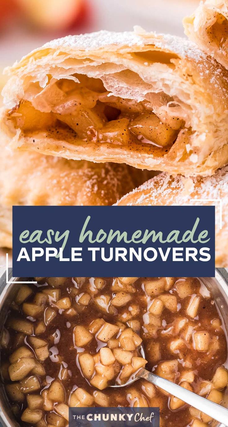 homemade apple turnoverers are the perfect way to use up leftover apples