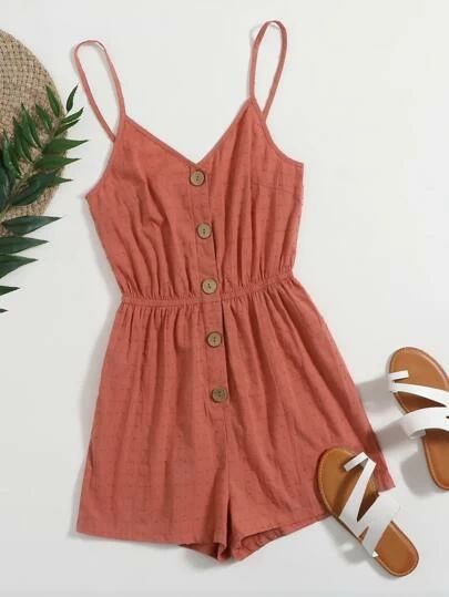 Women's Jumpsuits & Rompers | Rompers Online | SHEIN USA Summer Romper Outfit, Summer Jumpsuits, Romper Women, Rusty Rose, Cami Romper, Summer Outfit Ideas, Trendy Summer Outfits, Romper Outfit, Cute Rompers