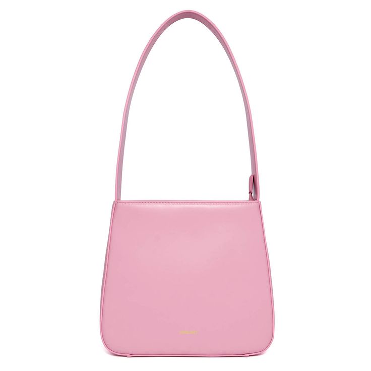 Shoulder Bag Pink, Pockets Fashion, Vegan Handbags, Pink Handbags, Branded Handbags, Recycle Plastic Bottles, Square Bag, Pink Bag, Recycled Plastic