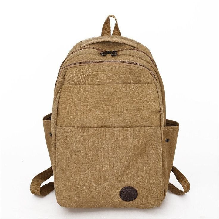 Fashion Women's Backpack Trendy Canvas Solid Color School Bags For Teenager Girls Large-capacity Waterproof Student Scoolbags Height 43CM * Width 13CM *Length 27CM Note: 1 Inch=2.54 CM; 1 CM=0.39 Inch , Buyer Questions & Answers For Back To School? ---------YES Fit A4 Notebook Textbook ? -----YES 15 inch Laptop Fit ? ------YES For Casual Walking?---------YES It Is Waterproof? -------YES If you like it, add to Cart and Wish List. Make it easier for you to find it Brand Name Xpoko Origin US(Origin Functional Canvas School Bag With Zipper Closure, Functional School Canvas Bag With Zipper Closure, Functional School Canvas Bag With Zipper, High-capacity Casual Backpack For Daily Use, Casual High-capacity Backpack For Daily Use, Functional Canvas Backpack For School, Functional Standard Backpack Canvas Bag For School, Functional Canvas School Backpack, Trendy School Travel Bag With Pockets