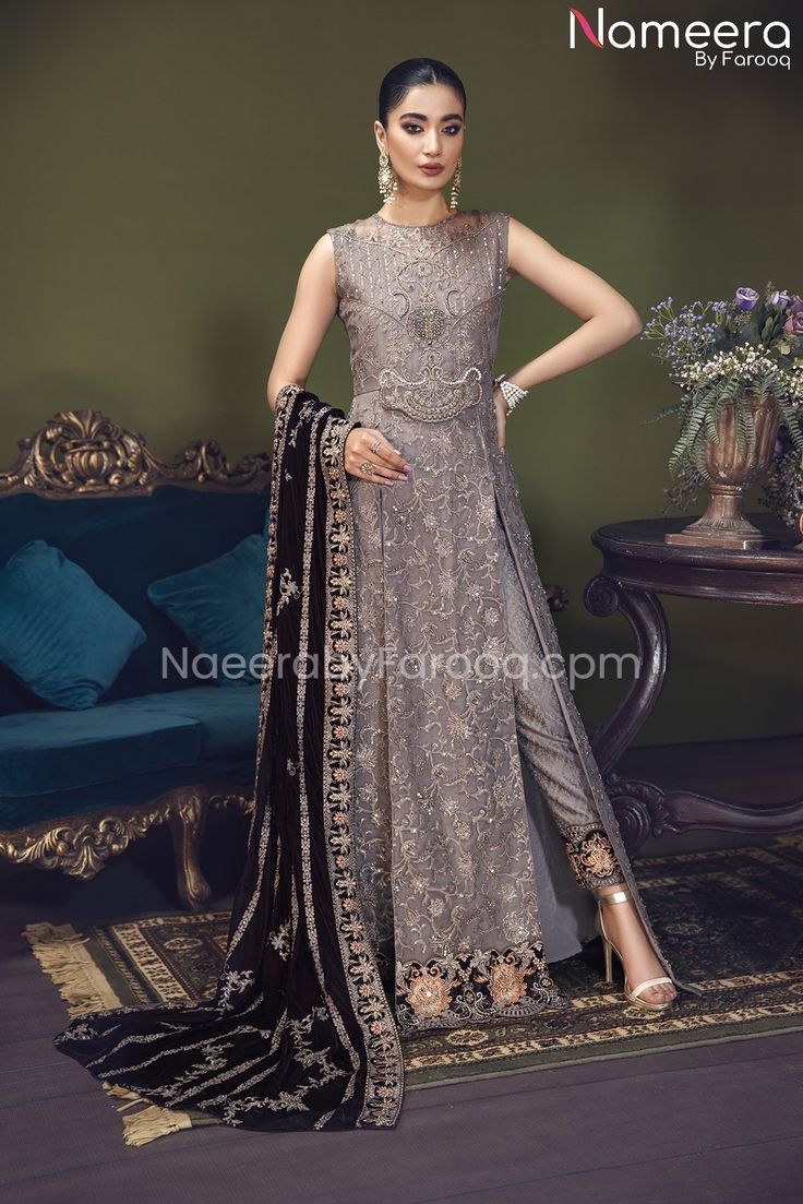 Pakistani Long Dresses, Dress Pakistani, Pakistani Party Wear, Pakistani Dress, Wedding Party Dress, Pakistani Wedding Dresses, Organza Fabric, Indian Wedding Dress, Pakistani Wedding