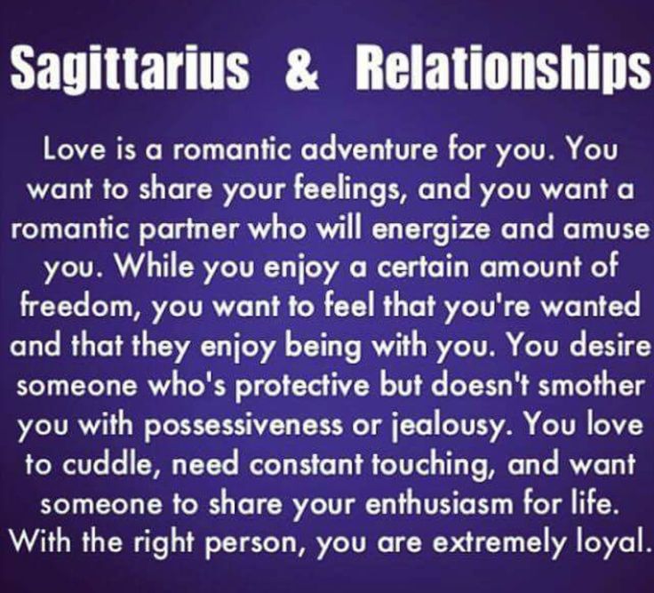 a poem that says sagitratus & relationships love is a romantic adventure for you