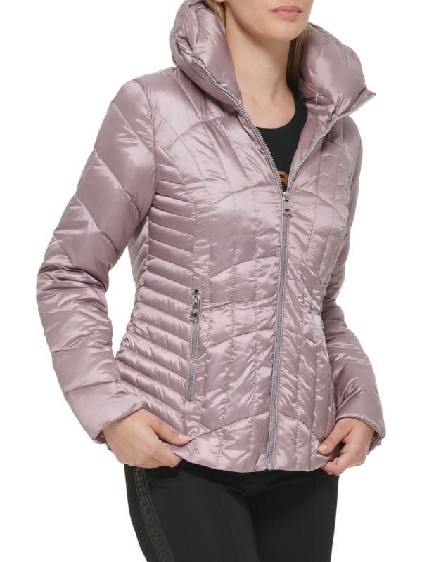 Karl Lagerfeld Paris Water Resistant Puffer Jacket on SALE | Saks OFF 5TH