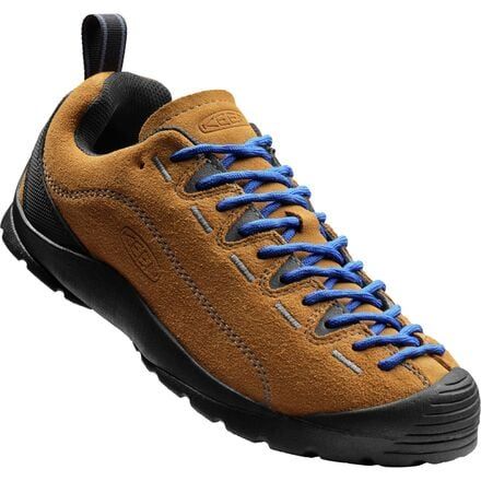 By blurring the lines between approach shoes and casual sneakers, the Keen Jasper Shoe has earned a spot on our feet. These kicks offer a premium leather upper that molds to our foot over time and offers reliable durability, while the non-marking rubber outsole offers a distinct look and plenty of tacky traction on the trail or around town. Ergonomic Lace-up Walking Shoes With Vibram Sole, Leather Running Shoes With Boost Midsole For Outdoor, Sporty Leather Hiking Sneakers, Leather Sneakers With Durable Sole For Outdoor Activities, Leather Sneakers With Vibram Sole For Outdoor Activities, Leather Sneakers With Vibram Sole For Outdoor, Leather Low-top Running Shoes For Outdoor Activities, Leather Low-top Running Shoes For Outdoor, Breathable Leather Lace-up Trail Running Shoes