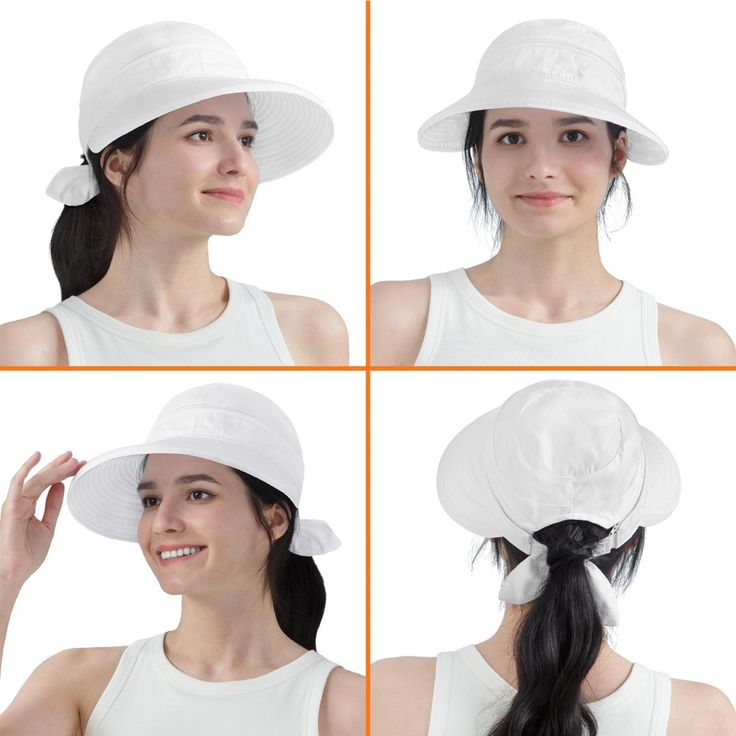 Experience the ultimate in sun protection and style with the SUN CUBE Women's Sun Hat. This innovative 2-in-1 design not only offers a wide brim for extensive UV protection but also features a convertible zip-off visor for versatile styling options. Perfect for any outdoor activity, this hat ensures you stay cool and protected.

- Material: Premium polyester for durability and breathability
- Color: Crisp white, perfect for any summer outfit
- Size: Wide brim measuring 4.5 inches and head circum Lightweight Solid Sun Hat With Uv Protection, Adjustable Uv Protection Bucket Hat For Sunbathing, Adjustable Sun Hat With Upf 50+ For Vacation, Adjustable Fit Sun Hat With Upf 50+ For Vacation, Solid Sun Hat With Uv Protection And Adjustable Fit, Solid Sun Hat With Uv Protection, Uv Protection Sun Hat With Adjustable Fit, Solid Sun Hats With Uv Protection, Solid Color Sun Hat With Uv Protection