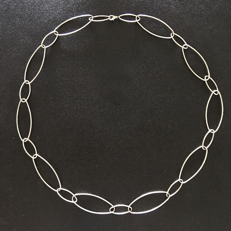 Large Link Sterling Silver Necklace 36” Sterling Silver Necklace, Sterling Silver Necklaces, Womens Jewelry Necklace, Silver Necklace, Jewelry Necklaces, Womens Sizes, Necklaces, Women Jewelry, Sterling Silver