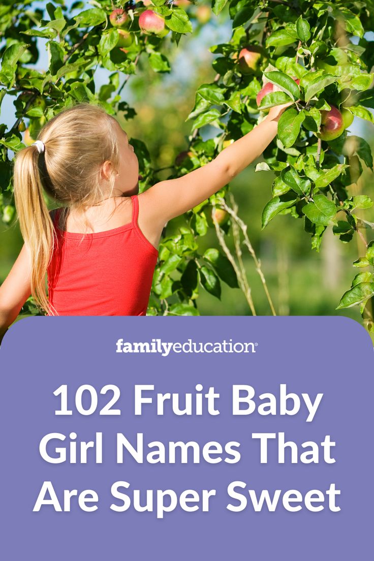 These fruit names for girls include sweet names like Apple, Peach, and Plum. Find a fruit-inspired name from A to Z! #babygirlnames Unique Twin Names, Berry Names, Fruit Baby, Middle Names For Girls, Twin Names, Fruity Wine, Female Character Names, Fruit Names