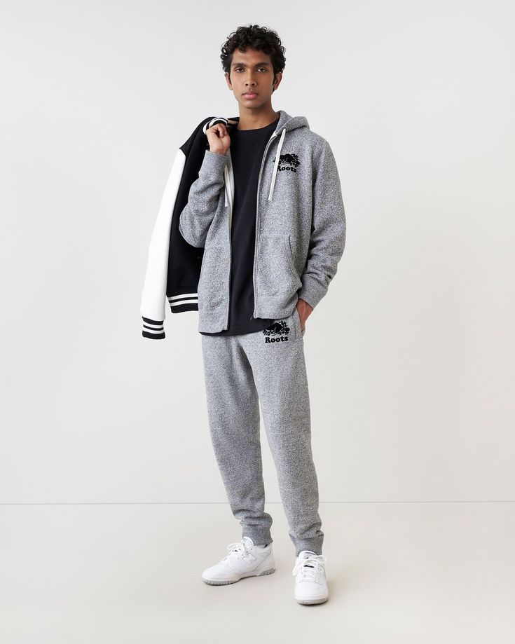 We've been perfecting sweats since 1979. Our Park Slim Sweatpant is made for snuggling, in a slimmer fit. Also available in Tall and Short inseam lengths. Ultra-comfortable fleece Organic cotton & recycled fibres Slim fit Two on-seam pockets Drawstring waistband Ribbed cuffs Flocked iconic logo at left front ABOUT 55% recycled polyester 45% organic cotton fleece SIZE & FIT Model is wearing: medium Model Measurements: Height: 6'1 Chest: 39 Waist: 32 ; suit size: 40-R; neck: 15.5 ; sleeve: 34.5 In Cozy Fleece Joggers With Ribbed Cuffs, Sporty Winter Joggers For Lounging, Cozy Sweats With Ribbed Waistband, Winter Sweatpants With Ribbed Cuffs For Lounging, Winter Lounging Sweatpants With Ribbed Cuffs, Cozy Joggers With Ribbed Cuffs For Jogging, Winter Loungewear Sweats, Fleece Sweatpants For Loungewear, Cozy Fit Sweatpants With Ribbed Waistband For Winter