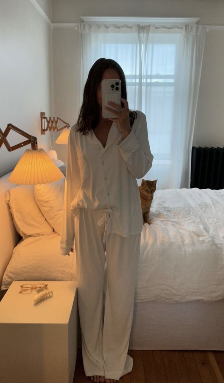 Womens Winter Pajamas Set, Aesthetic Pyjama Set, Comfy Robe Aesthetic, Pijama Set Aesthetic, Pijamas Women Aesthetic, Vanilla Girl Pajamas, Cute Pjs Aesthetic Sleepwear, Clean Girl Pjs, Cute Pajama Sets Aesthetic