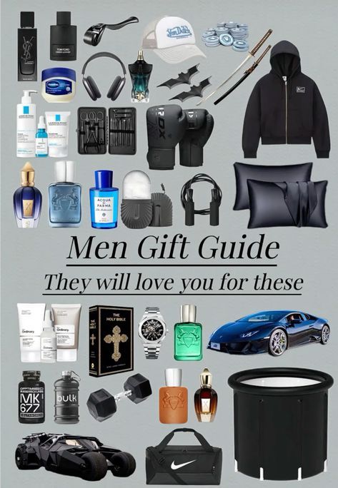 men's gift guide, they will love you for these items in the bag