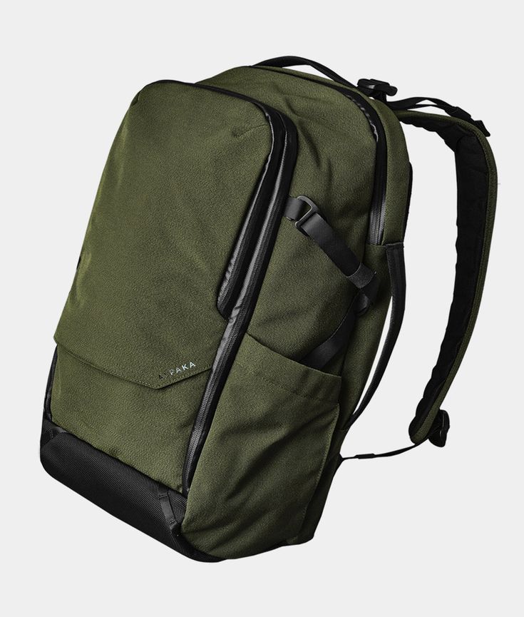 #color_Army Green | Axoflux 600D Tech Essentials, Tech Backpack, Backpack Outfit, Travel Clothes, Hidden Pocket, Travel Collection, Waist Pack, Laptop Pocket, Wallet Bag