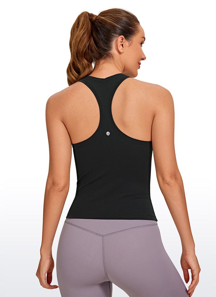 Butterluxe collection features super soft and stretchy high-quality fabric. Racerback tank top without built-in chest pads gives you maximum freedom of movement. Ideal for yoga, workout, gym, and fitness. Feature & Fitting: 
 Butterluxe collection 
 Design for yoga 
 Racerback, tight fit 
 Crewneck sport style 
 Fabric: 
 
 Extremely Soft, luxurious comfort and lightweight 
 
 Ultra stretchy, very gentle compression 
 Brushed, 4-Way stretch 
 81% Polyamide, 19% Lycra 
 SKU : R703W .Easy reac Fitted Yoga Tank Top With Built-in Padding, Stretch Sleeveless Tank Top With Built-in Padding, Sports Tops With Built-in Bra And Scoop Back, Stretch Tank Top With Built-in Padding And Scoop Neck, Sleeveless Compression Tops With Built-in Padding, Compression Sleeveless Tops With Built-in Padding, Sleeveless Yoga Tank Top With Built-in Padding, High Stretch Tops With Built-in Padding For Pilates, Yoga Tank Top With Built-in Padding